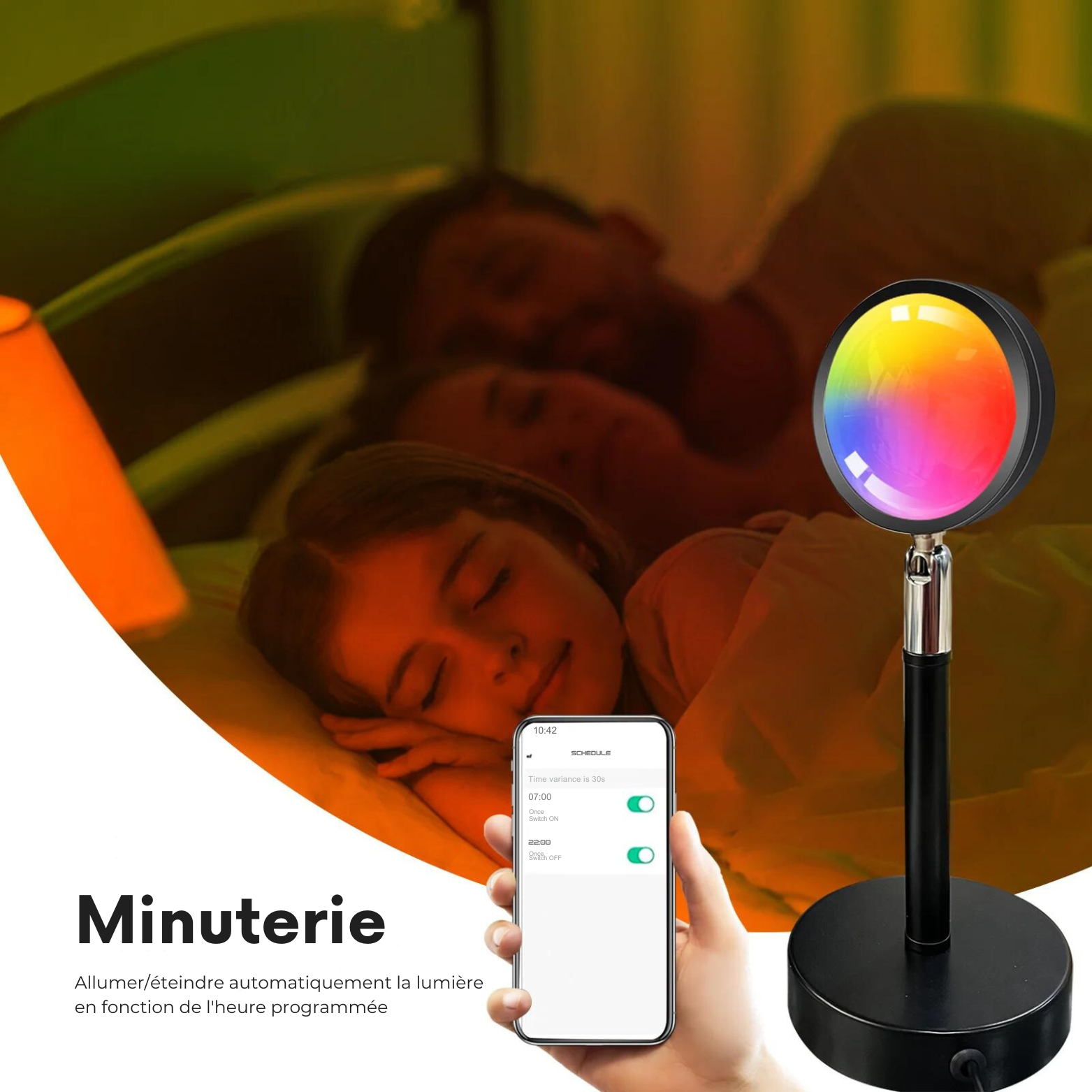 Lampe Coucher de Soleil - Sunset Smart Projecteur Romantique