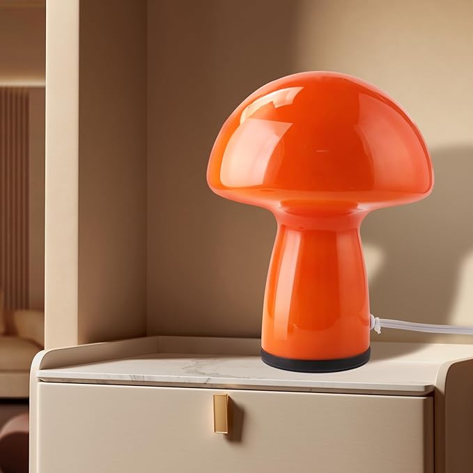 Lampe Champignon - Amber