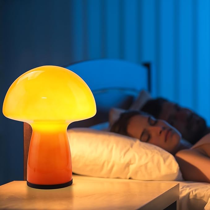 Lampe Champignon - Amber