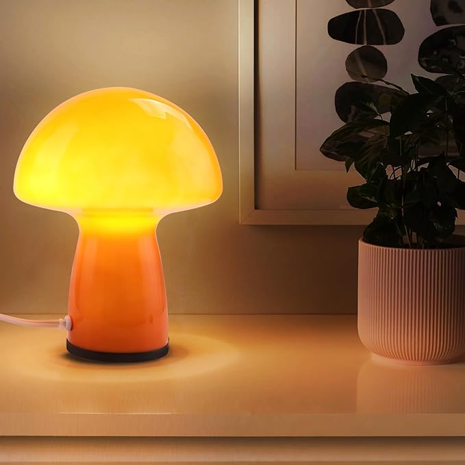 Lampe Champignon - Amber