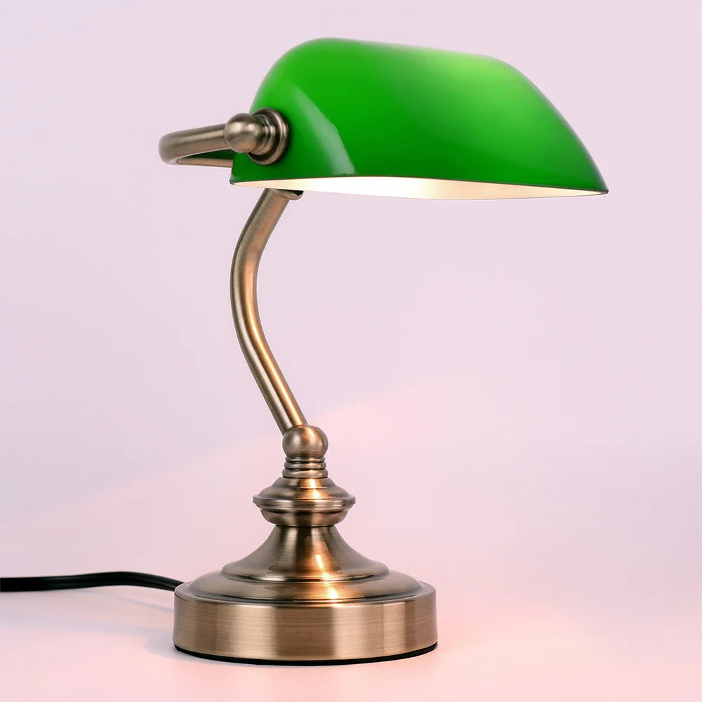 Lampe De Chevet Vintage - Jade Glow