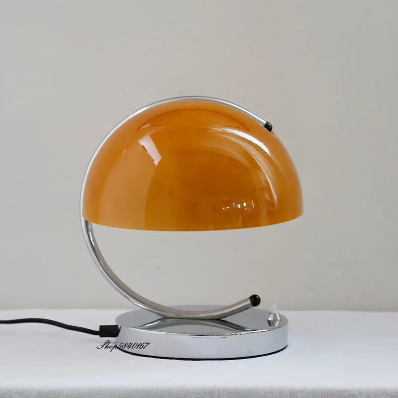 Lampe Champignon - Vintage Orange Design