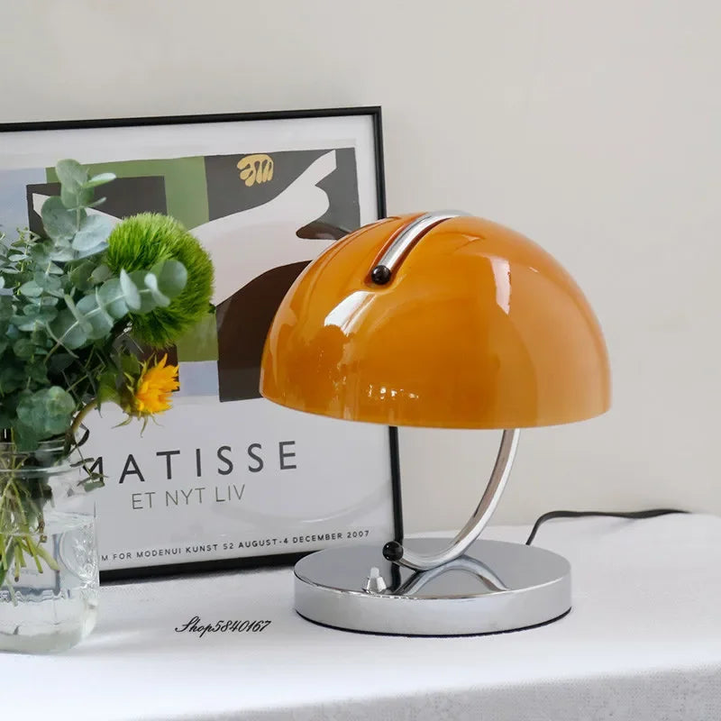 Lampe Champignon - Vintage Orange Design