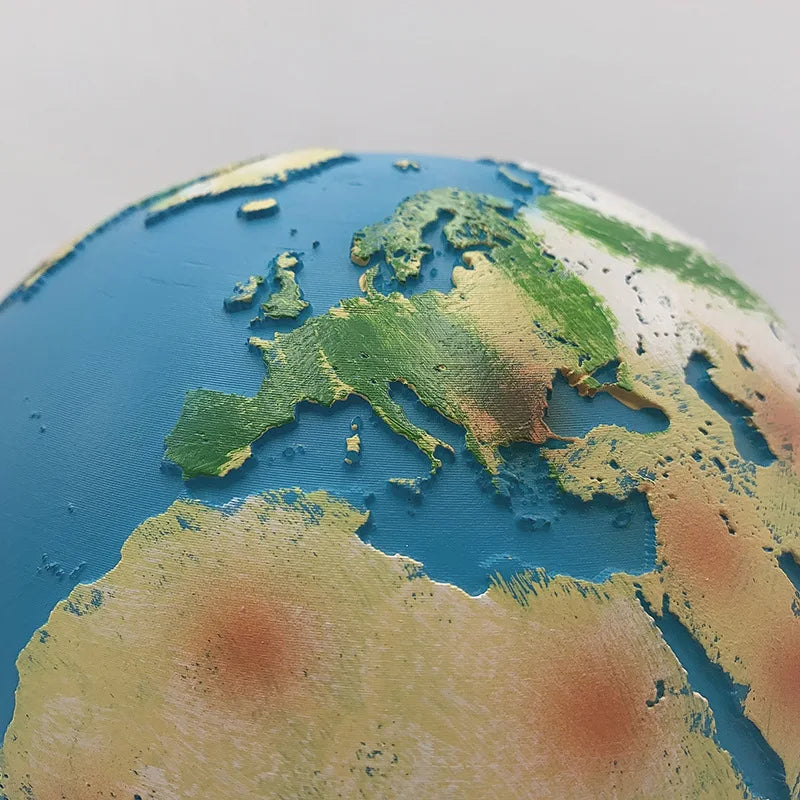 Lampe de Chevet - Globe Terrestre en 3D