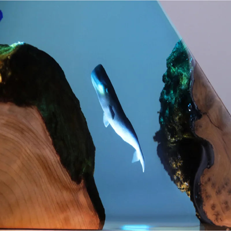 Lampe de Chevet - Odyssée Sous-Marine avec Manta
