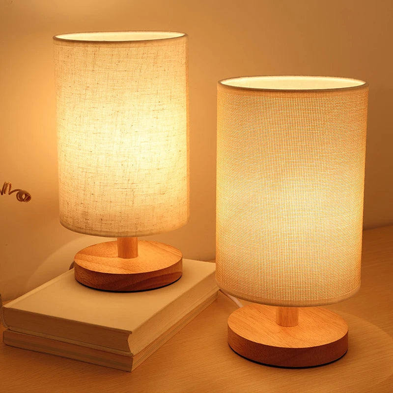 Lampe De Chevet Bois - Sleek Wood Lamp
