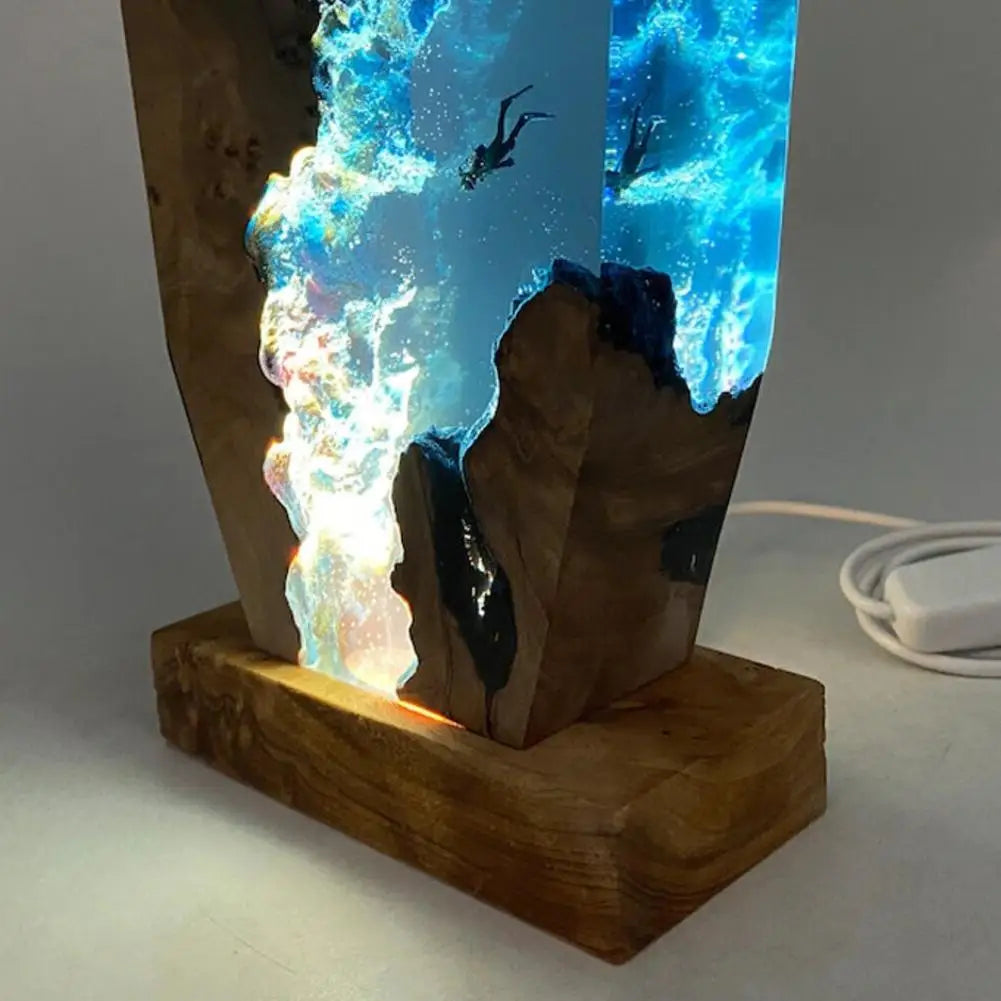 Lampe de Chevet - Ornements Lumineux de la Grotte Marine