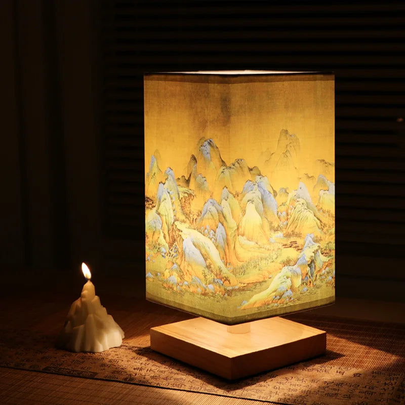 Lampe De Chevet - Serene Montagne Escape Lamp