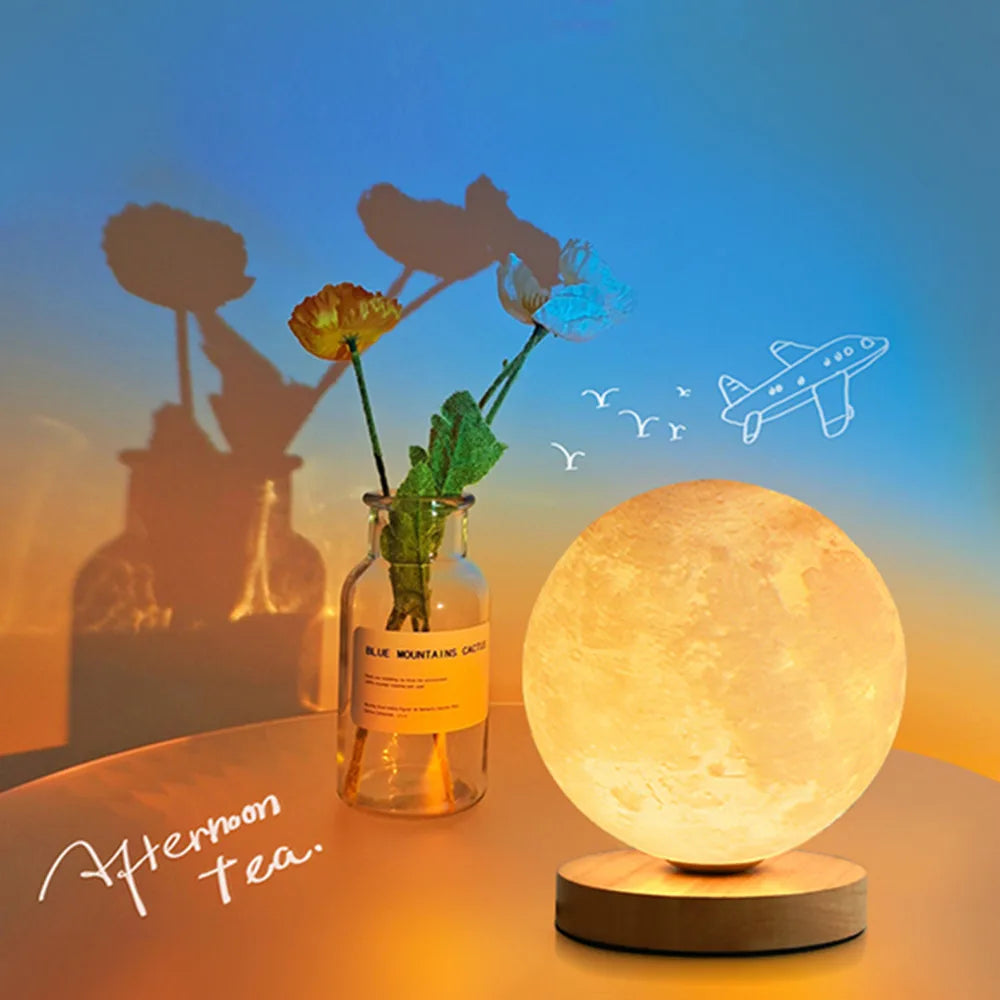 Lampe Lune - Woody