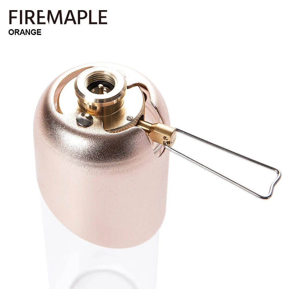 Fire Maple Orange Gas Lantern Outdoor Propane Isobutane Fuel Lights For Camping Hiking Backpacking Romantic Ambiance Gas Lamp