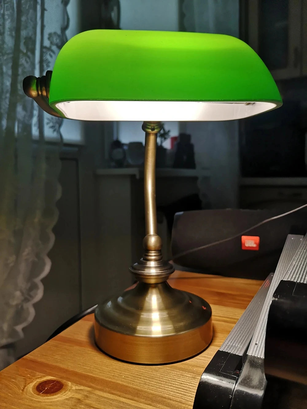 Lampe De Chevet Vintage - Jade Glow