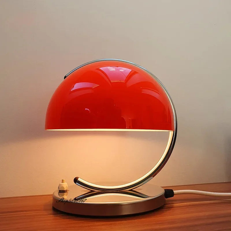 Lampe Champignon - Vintage Orange Design