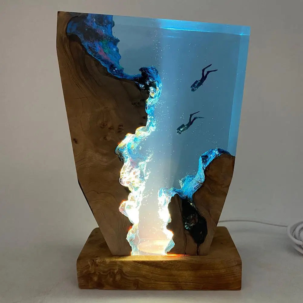 Lampe de Chevet - Ornements Lumineux de la Grotte Marine
