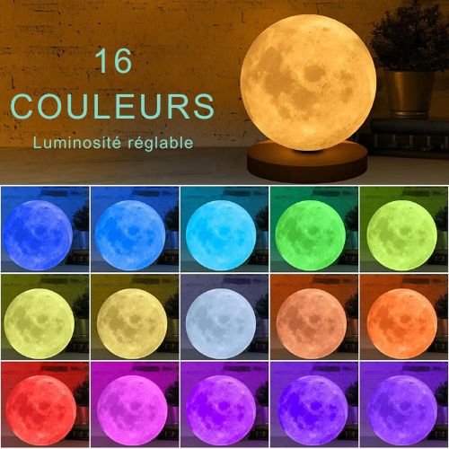 Lampe Lune - Commande Tactile