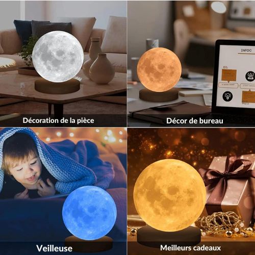 Lampe Lune - Commande Tactile