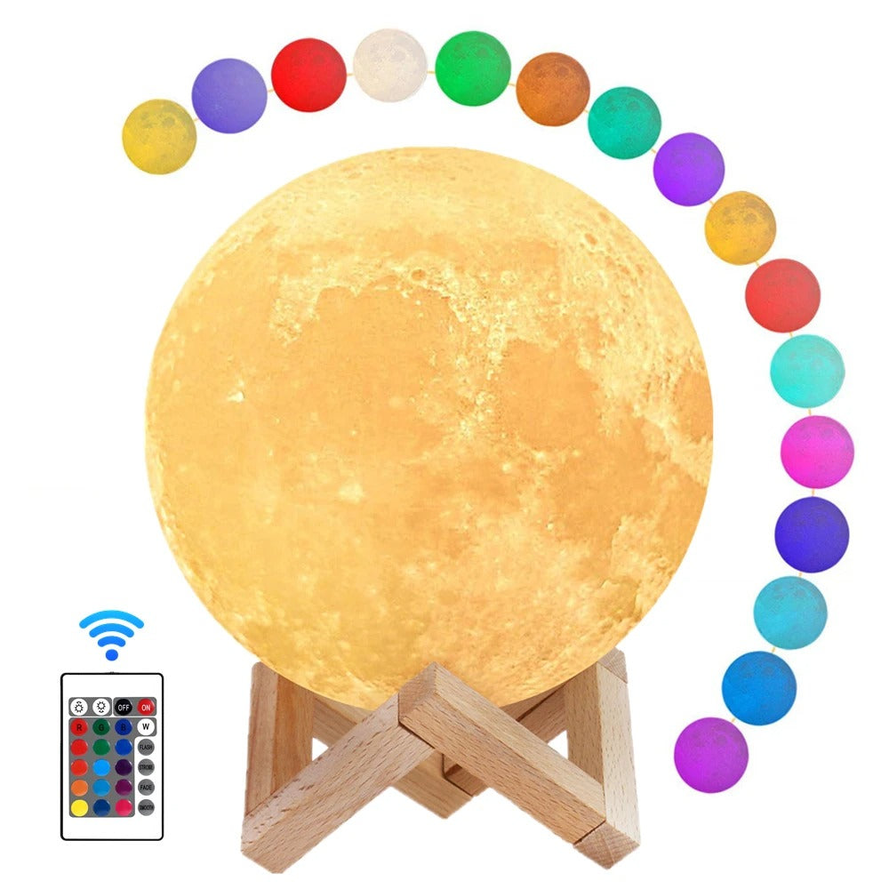 Lampe Lune - Multicolore