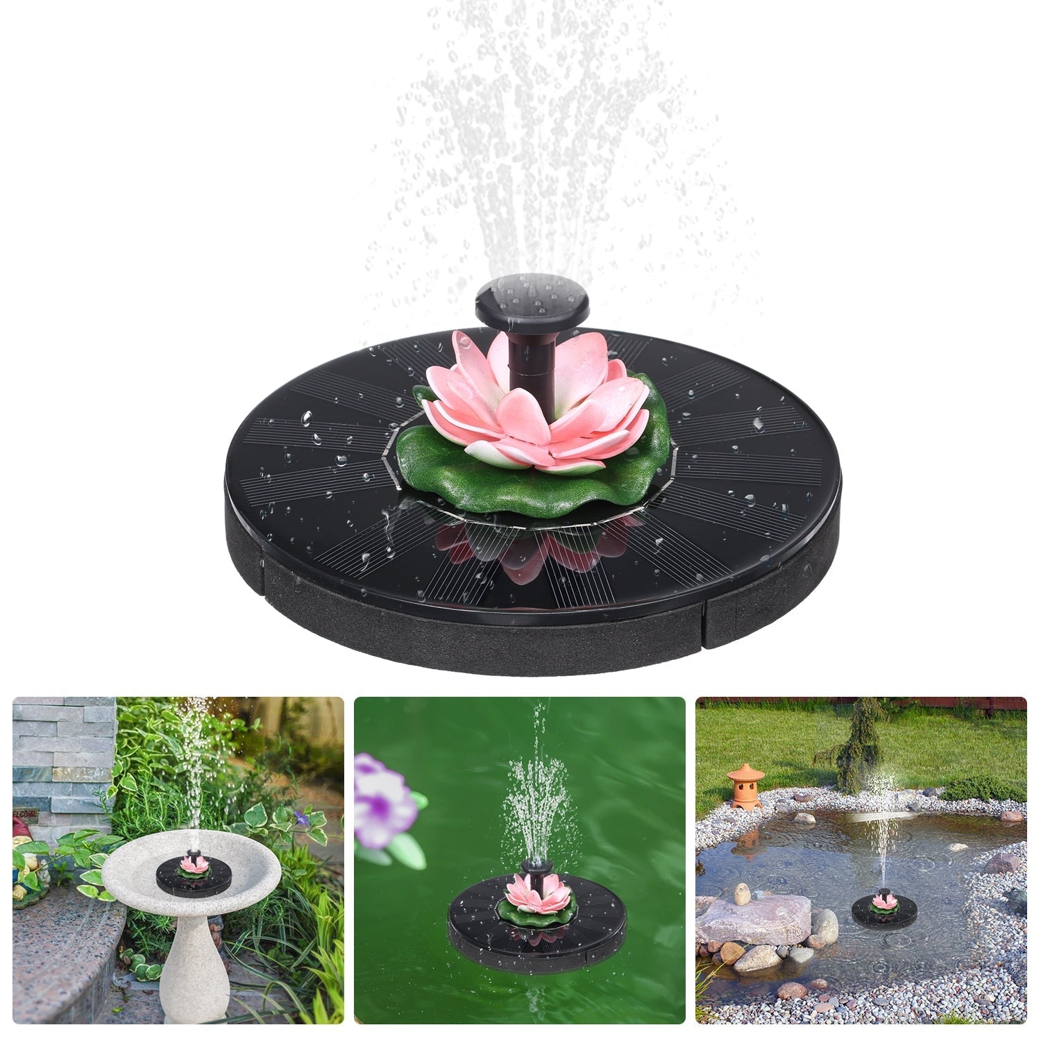 Fontaine Solaire - SolarFountain - Lampe Solaire