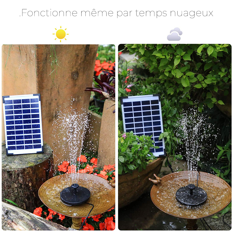 Fontaine Solaire - SunSpring - Lampe Solaire