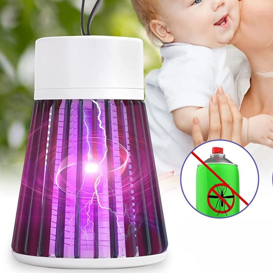 Lampe anti-moustiques à décharge électrique - Lampe