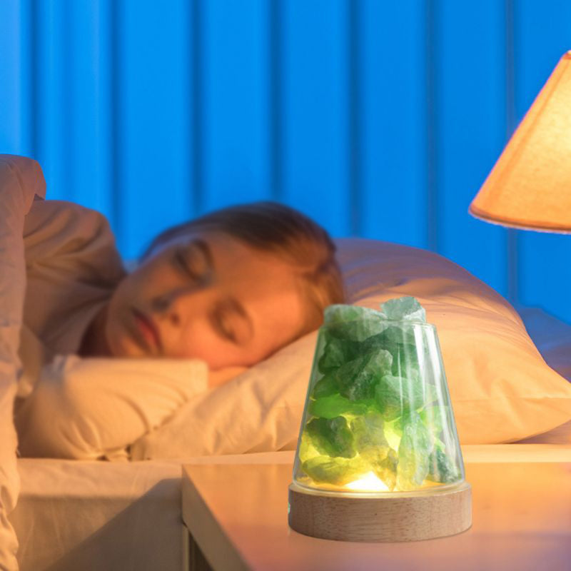 Lampe de sel veilleuse LED USB élégante et sophistiquée