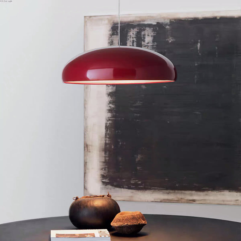 Lampe suspendue au design italien pour cuisine - Rouge