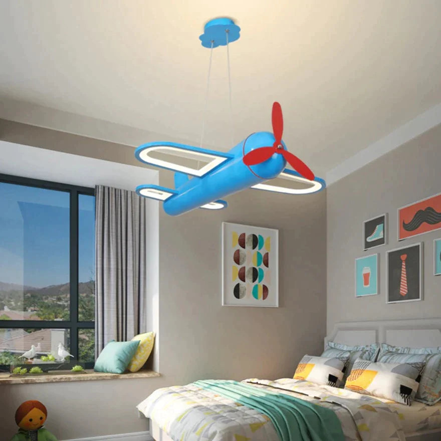 Suspension Luminaire - Airplane - Jaune