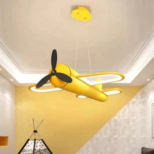 Suspension Luminaire - Airplane - Jaune