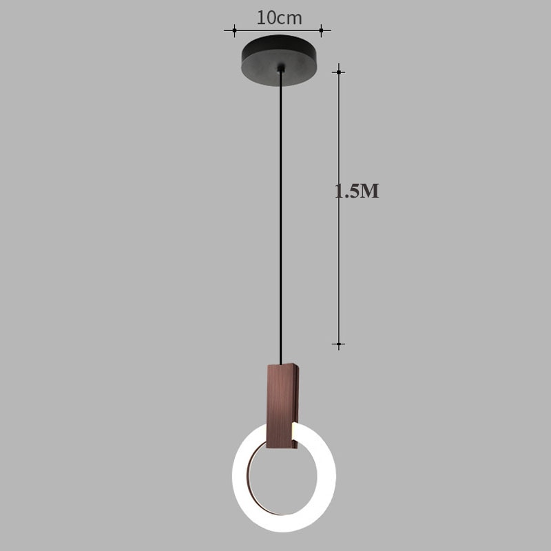Suspension luminaire - Epura - Café / Diamètre 20CM