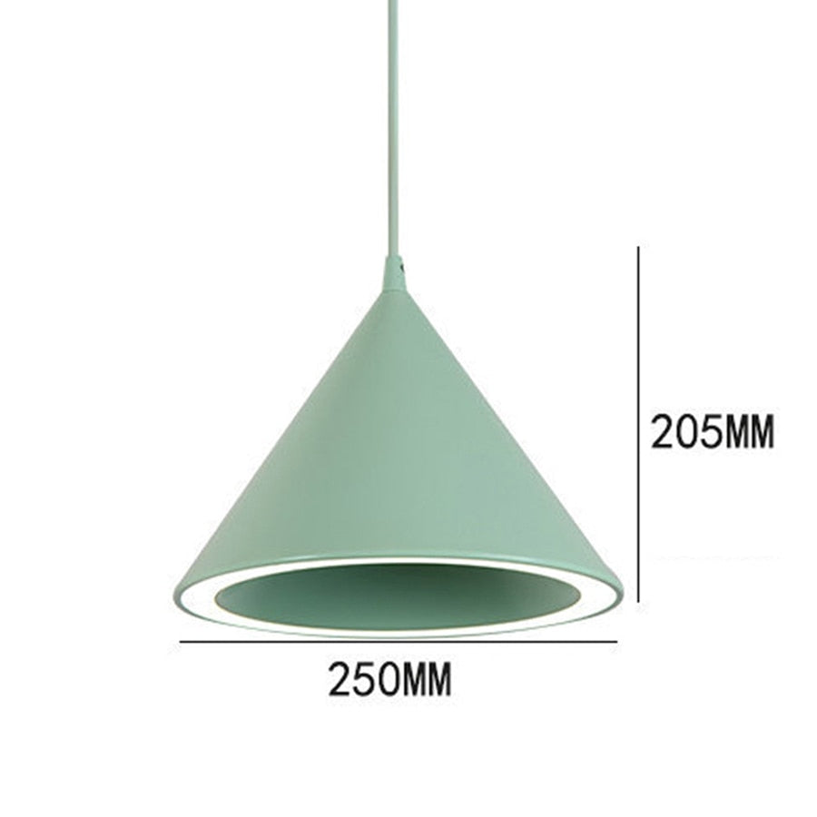 Suspension Luminaire - Skandina - Vert / Blanc Chaud 3000K