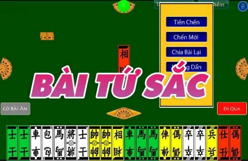 Cách chơi bài tứ sắc hiện nay